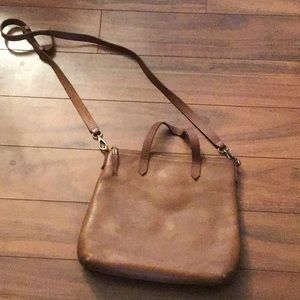 Madewell shoulder purse Brown leather